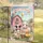 Happy Birthday Fluffy Farm Animals Barn Scene Rolling Hills Flowers - Birthday Celebration Gift Garden Flag - 5