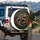 Golden-Brown Alligator Jaws Open Ancient Swamp Forest Shadows Wildlife Lover Gift Spare Tire Cover - 3