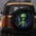 Neon Green Alien Peace Sign - SciFi Fan Gift for Space Lover Spare Tire Cover - 5