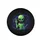 Neon Green Alien Peace Sign - SciFi Fan Gift for Space Lover Spare Tire Cover - 4