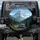 Camper Van Mountain 'I SLEEP AROUND' Alpine Road - Outdoor Adventure Gift Spare Tire Cover - 1