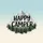 Happy Camper Mountain Peaks Forest Stars - Camping Lifestyle Gift for Campers Spare Tire Cover - 6