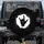 Black White I Love You Hand Sign Silhouette - Travel Essentials Spare Tire Cover - 1