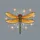 Tattoo Art Dragonfly Wings Starbursts - Nature Lover Vehicle Accessory Gift Spare Tire Cover - 6