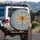 Tattoo Art Dragonfly Wings Starbursts - Nature Lover Vehicle Accessory Gift Spare Tire Cover - 3