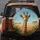 Majestic Giraffe African Savanna - Wildlife Lover Gift for Giraffe Lover Spare Tire Cover - 5