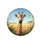 Majestic Giraffe African Savanna - Wildlife Lover Gift for Giraffe Lover Spare Tire Cover - 4