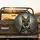 Alert German Shepherd Dog Forest Landscape - Dog Lover Gift Spare Tire Cover - 2