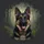 Alert German Shepherd Dog Forest Landscape - Dog Lover Gift Spare Tire Cover - 6