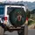 Gentle Black Tan Dachshund Dog Portrait - Dog Lover Gift for Dachshund Owners Spare Tire Cover - 3