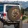 Realistic Coiled Rattlesnake Fangs Tongue Strike - Wildlife Lover Gift for Snake Fans Spare Tire Cover - 3