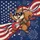 American Flag Squirrel Guitar - Independence Day Music Lover Gift Spare Tire Cover - 6