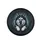 Black White Husky Dog Piercing Blue Eyes Alert Gaze - Dog Lover Gift Spare Tire Cover - 4