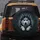 Black White Husky Dog Piercing Blue Eyes Alert Gaze - Dog Lover Gift Spare Tire Cover - 5