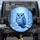 Fluffy Blue Owl Snow Branch Winter Forest - Wildlife Lover Winter Season Gift Spare Tire Cover - 1