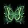 Neon Green Butterfly Glow - Outdoor Travel Gift for Butterfly Lovers Spare Tire Cover - 6