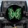 Neon Green Butterfly Glow - Outdoor Travel Gift for Butterfly Lovers Spare Tire Cover - 1