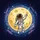 Floating Astronaut Yellow Moon Sparkling Stars Cosmic Night Sky - Travel Essentials for Space Lover Spare Tire Cover - 6