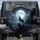 Grey Wolf Howling Full Moon Stars Mountain Trees Rock Wildflowers - Wildlife Lover Gift Spare Tire Cover - 1