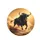 Charging Black Bull Golden Hour - Outdoor Adventure Wildlife Lover Gift Spare Tire Cover - 4