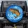Brown Trout Fishing Hook Swirling Blue Water - Angler Gift Spare Tire Cover - 1