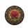 Crimson Rose Stained Glass Filigree Home Decor Gift Gothic Spare Tire Cover - 4