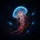 Majestic Bioluminescent Jellyfish Deep Sea - Aquatic Life Home Decor Gift Spare Tire Cover - 6