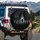 Bigfoot Forest Silhouette Wildlife Lover Gift for Outdoor Enthusiast Spare Tire Cover - 3