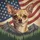Chihuahua American Flag Mountains - Independence Day Gift for Dog Owners Spare Tire Cover - 6