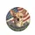 Chihuahua American Flag Mountains - Independence Day Gift for Dog Owners Spare Tire Cover - 4