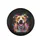Black Background Pit Bull Splattered Paint - Dog Lover Car Accessory Gift Spare Tire Cover - 4