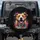 Black Background Pit Bull Splattered Paint - Dog Lover Car Accessory Gift Spare Tire Cover - 1