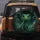 Green Lizard Jungle Foliage - Wildlife Lover Gift Spare Tire Cover - 5