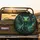 Green Lizard Jungle Foliage - Wildlife Lover Gift Spare Tire Cover - 2