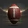 Worn Professional American Football Game Ball - Authentic Game Day Decor for Sports Fans Spare Tire Cover - 6