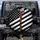 Firefighter Axe Distressed American Flag - Patriotic Gift for Firefighters Veterans Spare Tire Cover - 1