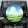 Expansive Blue Sky Voluminous Clouds Rolling Green Hills Meadow - Travel Essentials Spare Tire Cover - 1