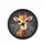 Plump Baby Giraffe Golden Brown Spots Daisy Bell Flowers - Nature Lover Gift for Kids Spare Tire Cover - 4