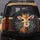 Plump Baby Giraffe Golden Brown Spots Daisy Bell Flowers - Nature Lover Gift for Kids Spare Tire Cover - 5
