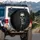 Gothic Skull Shhh Gesture Decaying Architecture - Gothic Lifestyle Gift Spare Tire Cover - 3