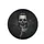 Gothic Skull Shhh Gesture Decaying Architecture - Gothic Lifestyle Gift Spare Tire Cover - 4