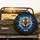 Snarling Tiger Head Electric Blue Shards Fractured Reality - Wildlife Lover Gift Spare Tire Cover - 2