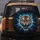 Snarling Tiger Head Electric Blue Shards Fractured Reality - Wildlife Lover Gift Spare Tire Cover - 5