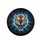Snarling Tiger Head Electric Blue Shards Fractured Reality - Wildlife Lover Gift Spare Tire Cover - 4