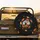 i'm fine Text Poppies Bloom Black Field - Everyday Use Accessory Spare Tire Cover - 2