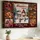 Personalized Family Photo Canvas, Happiness Is Homemade Wall Art, Cute Snowmen Christmas Decorations, Custom Xmas Gift for Family - 5