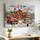 Custom Christmas Gifts For Family Canvas, All Hearts Come Home For Christmas Wall Art, Custom Family Name Wooden Sign Decor - 3