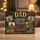 Personalized Dad Gift from Children, Custom Family Photo Collage Canvas, Father's Day Birthday Gift, Inspiring Father Quote Canvas - 4
