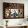 You're The Best Dad Ever Canvas, Personalized Father's Day Gift from Kids, Custom Family Photo Collage Print, Custom DADDY Name Sign - 3