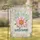 Floral Paw Print Welcome - Home Decor Gift for Pet Lover Garden Flag - 1